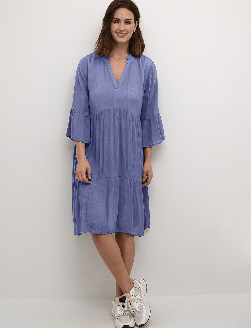 Kaffe - KAmarianah Amber Dress - hemdkleider - blue indigo - 0