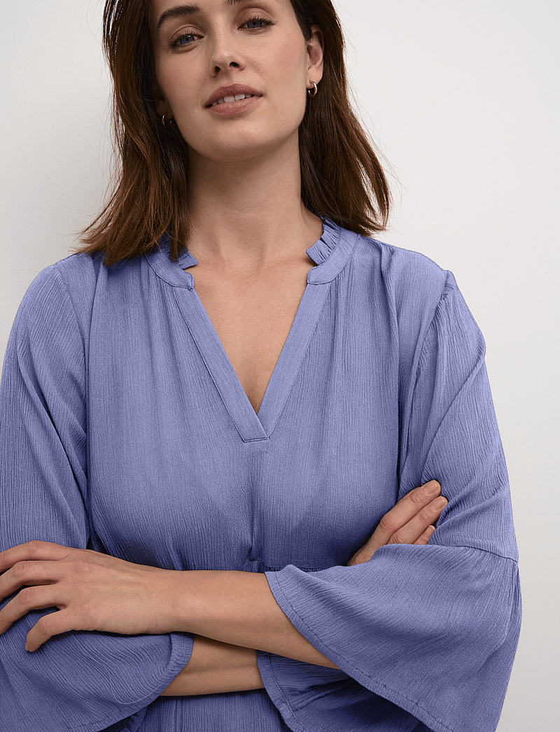 Kaffe - KAmarianah Amber Dress - hemdkleider - blue indigo - 4