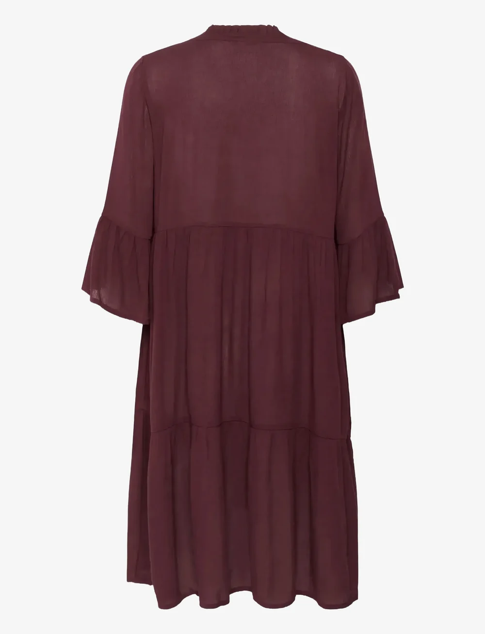 Kaffe - KAmarianah Amber Dress - skjortekjoler - windsor wine - 2