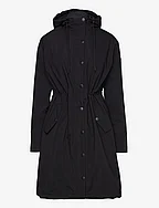 KAsina Long Coat - BLACK DEEP