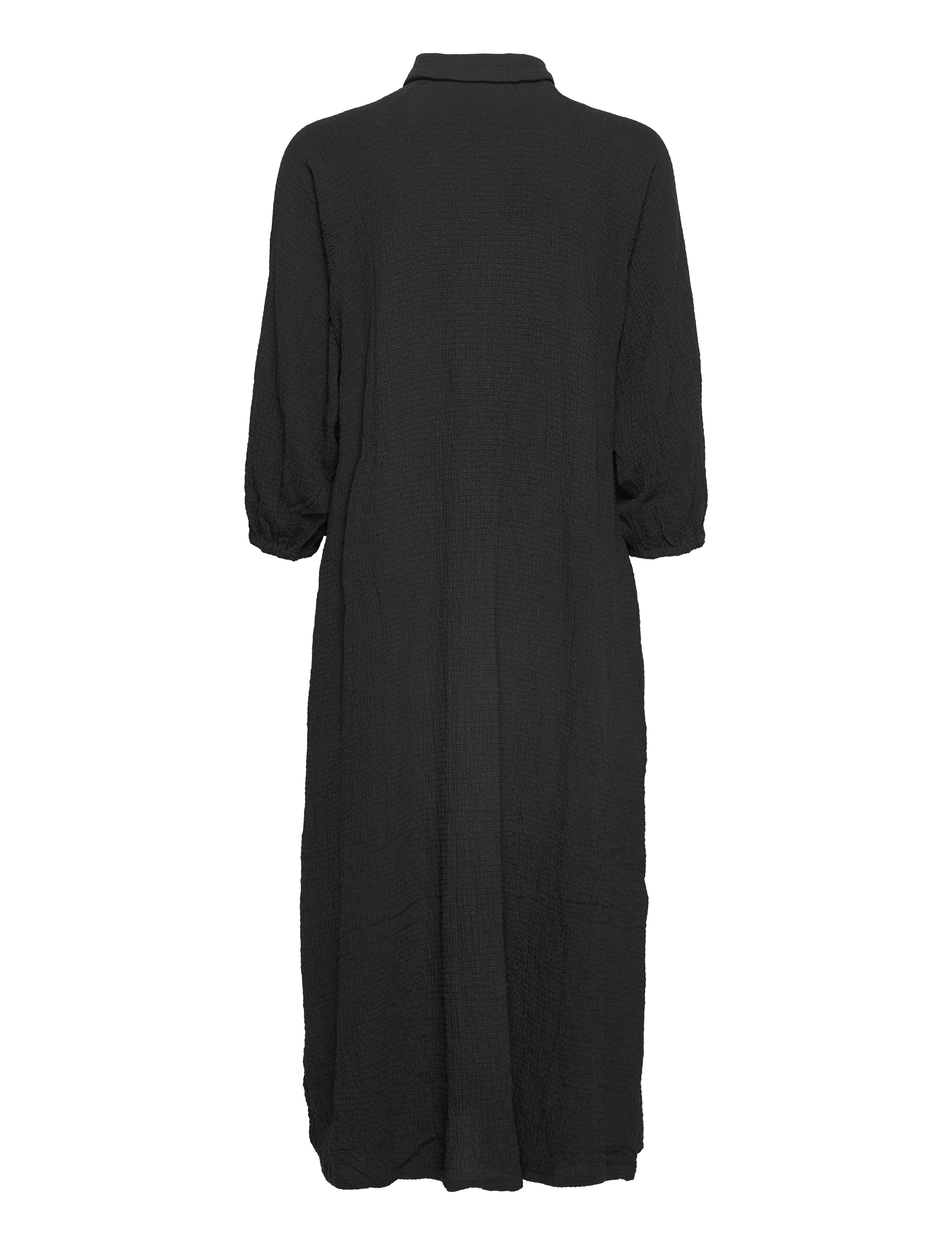 Kaffe - KAbarral Shirt Dress 3/4 SL - black deep - 2