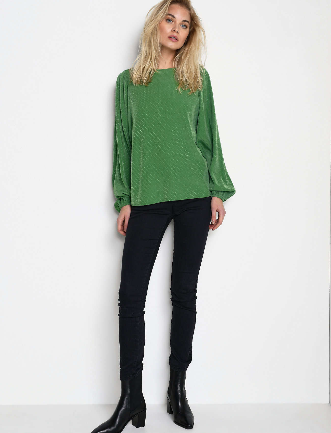 Kaffe - KAcatia Blouse - artichoke green - 3