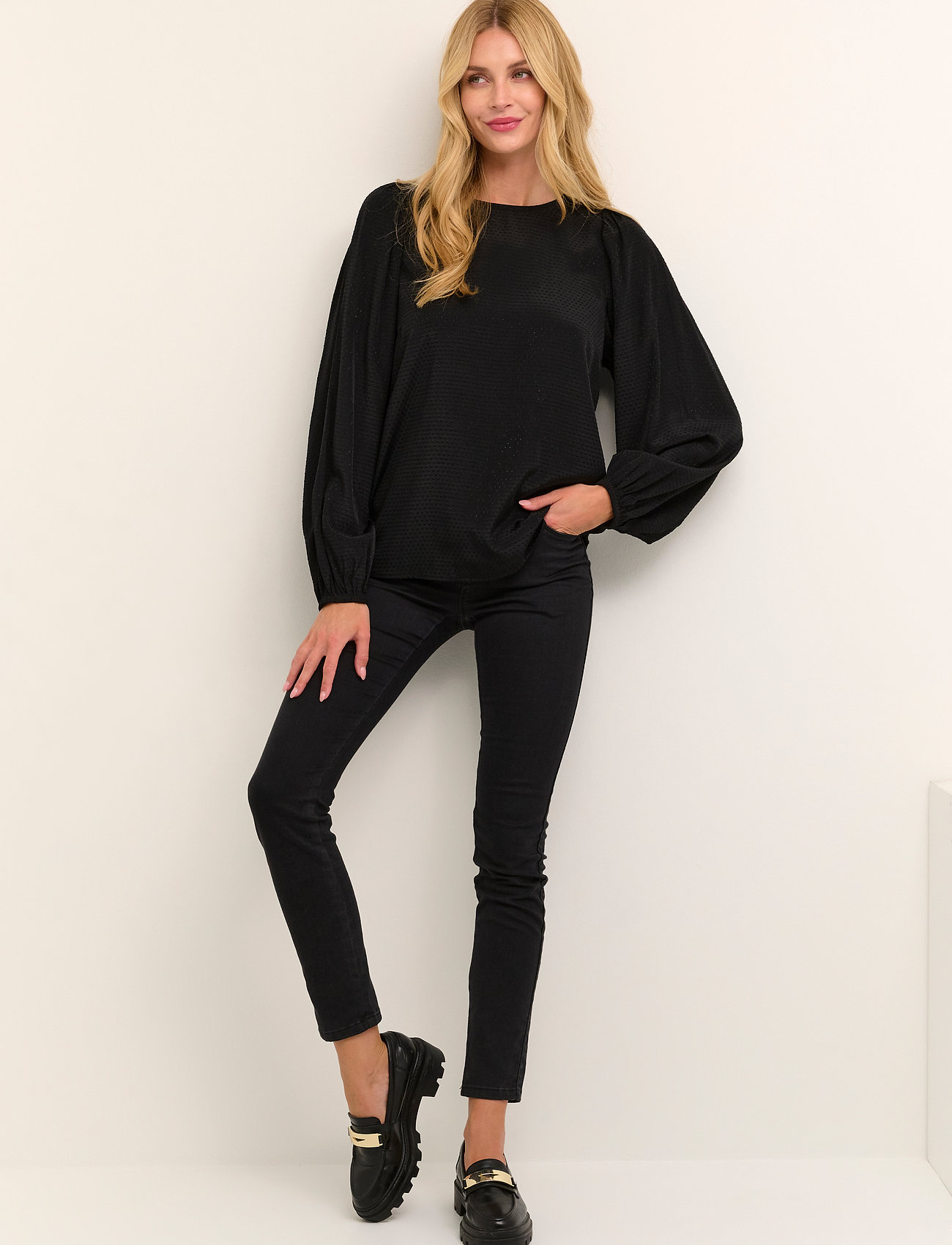 Kaffe - KAcatia Blouse - black deep - 3