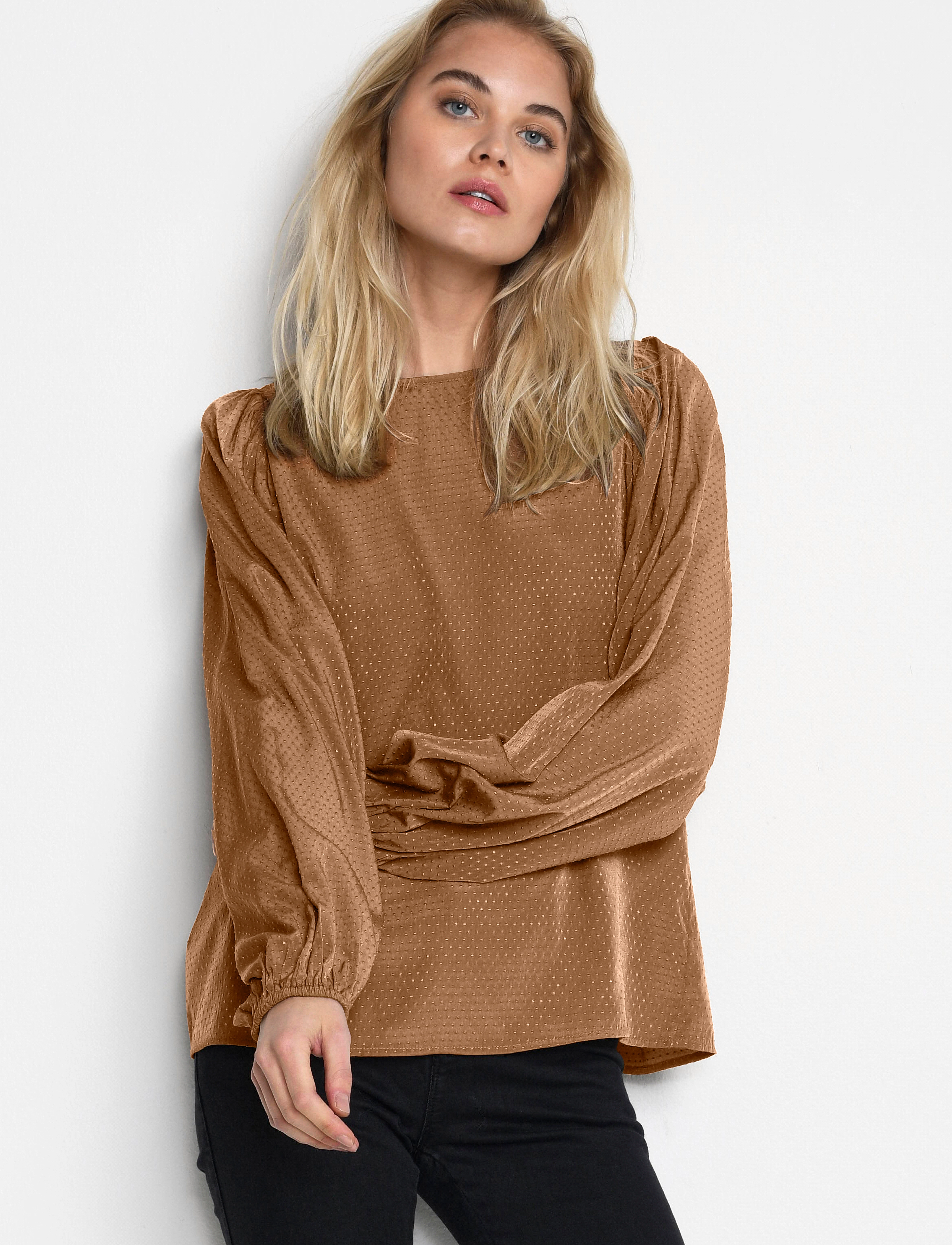 Kaffe - KAcatia Blouse - toffee - 2