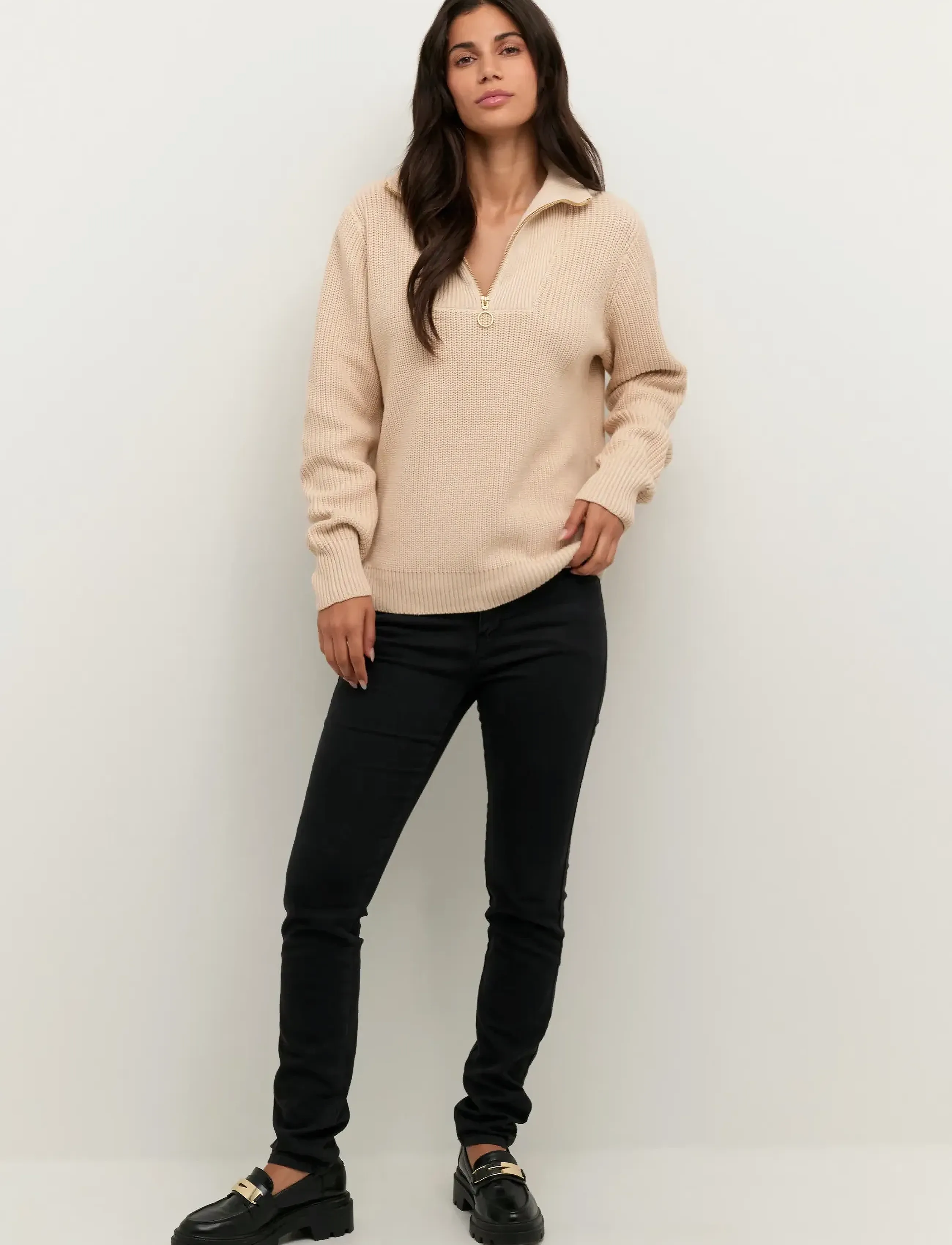 Kaffe - KAlioa Knit Pullover - pullover - sand dollar - 3