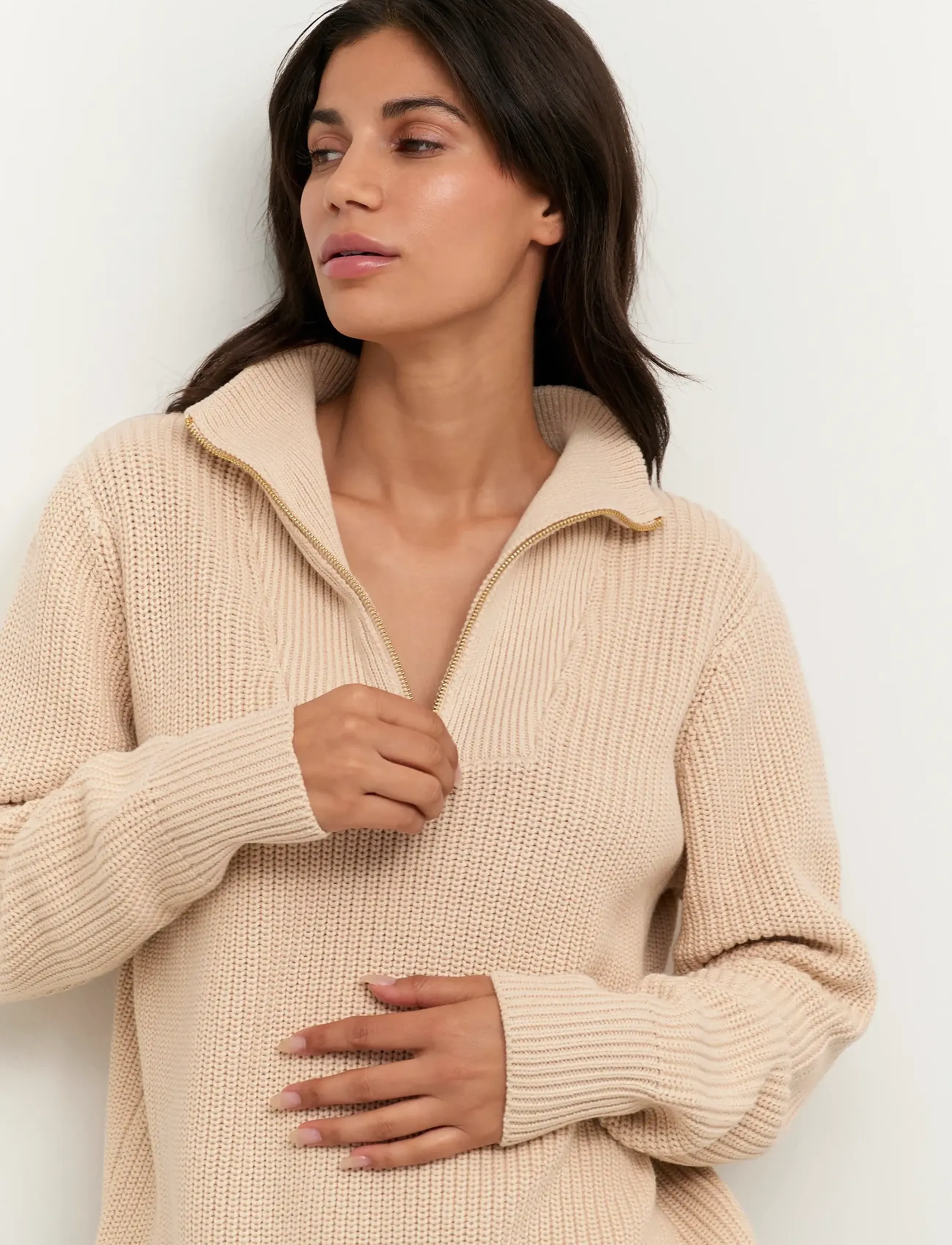 Kaffe - KAlioa Knit Pullover - pullover - sand dollar - 5