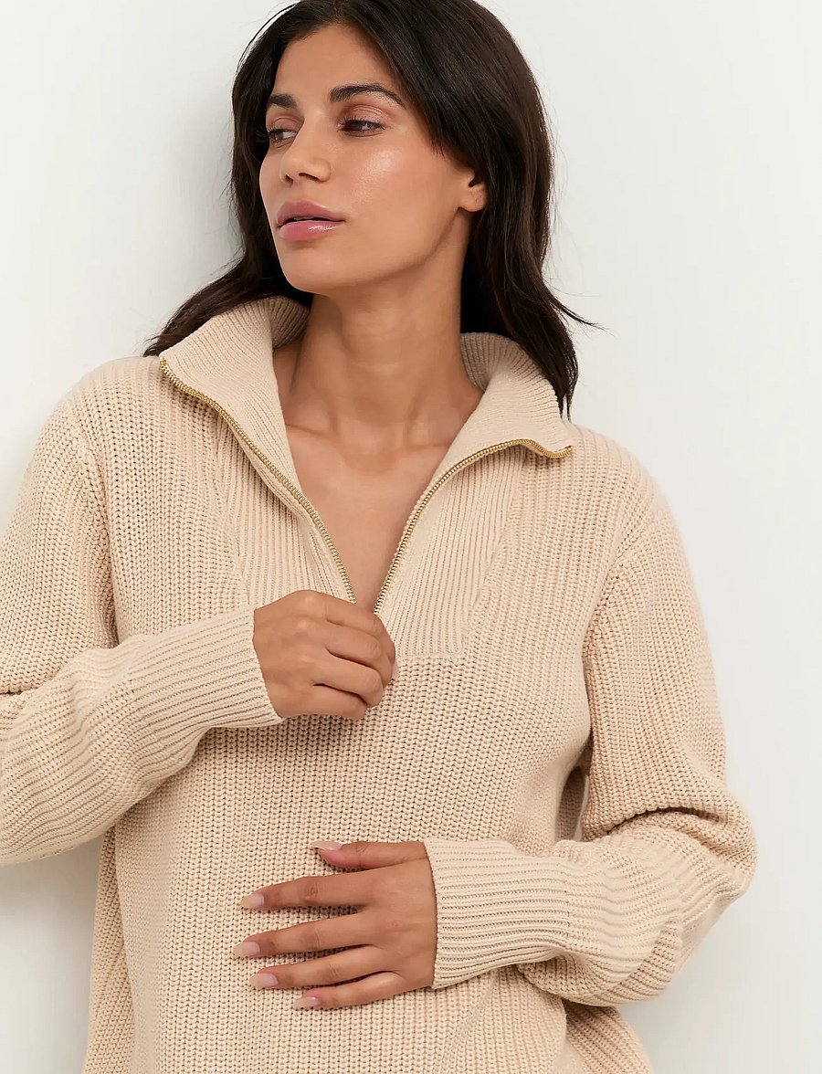 Kaffe - KAlioa Knit Pullover - pullover - sand dollar - 5