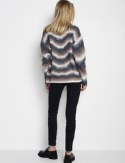 Kaffe - KAdera Knit Pullover - jumpers - toffe / chalk and grey melange - 4
