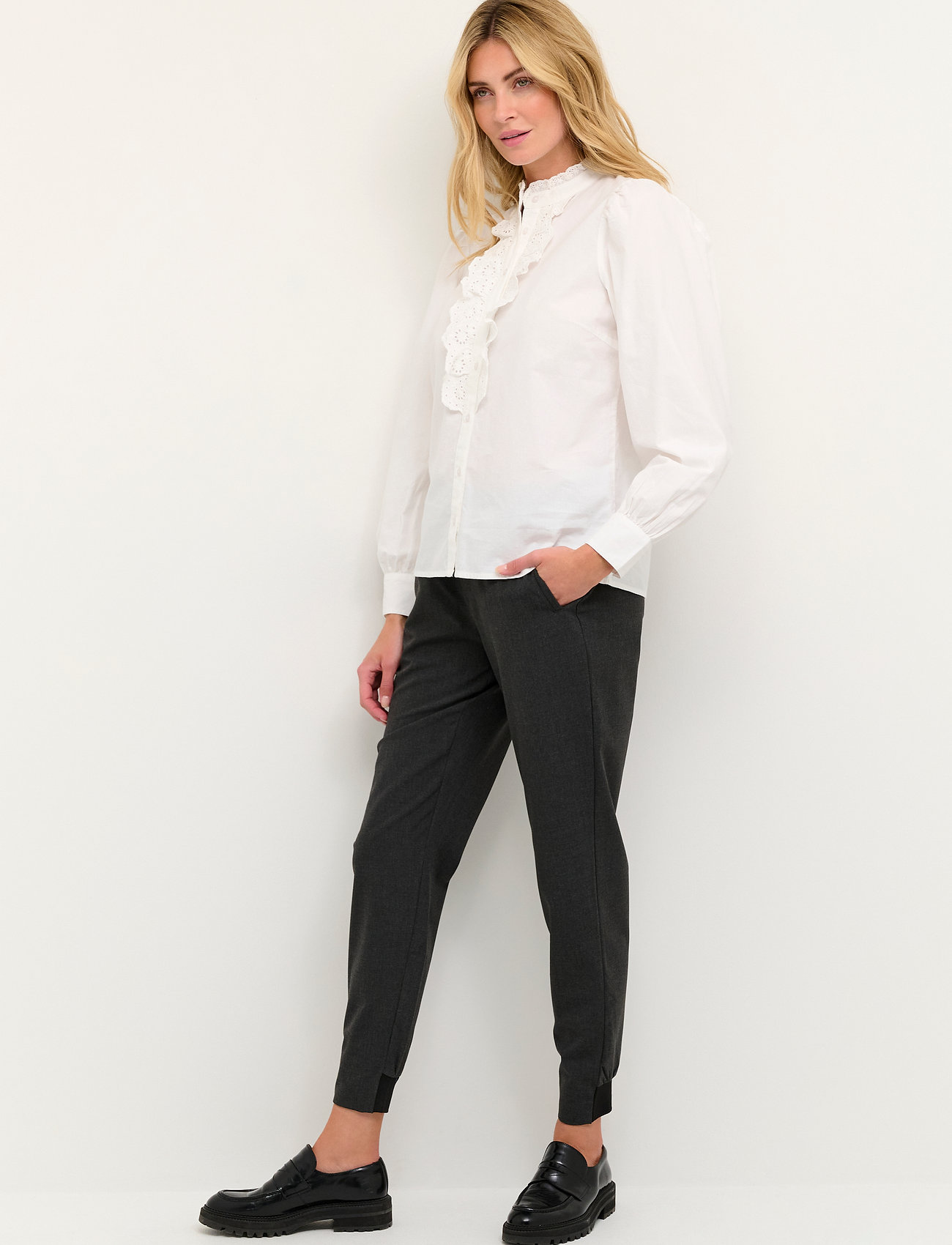 Kaffe - KAmalera Shirt - chalk - 3