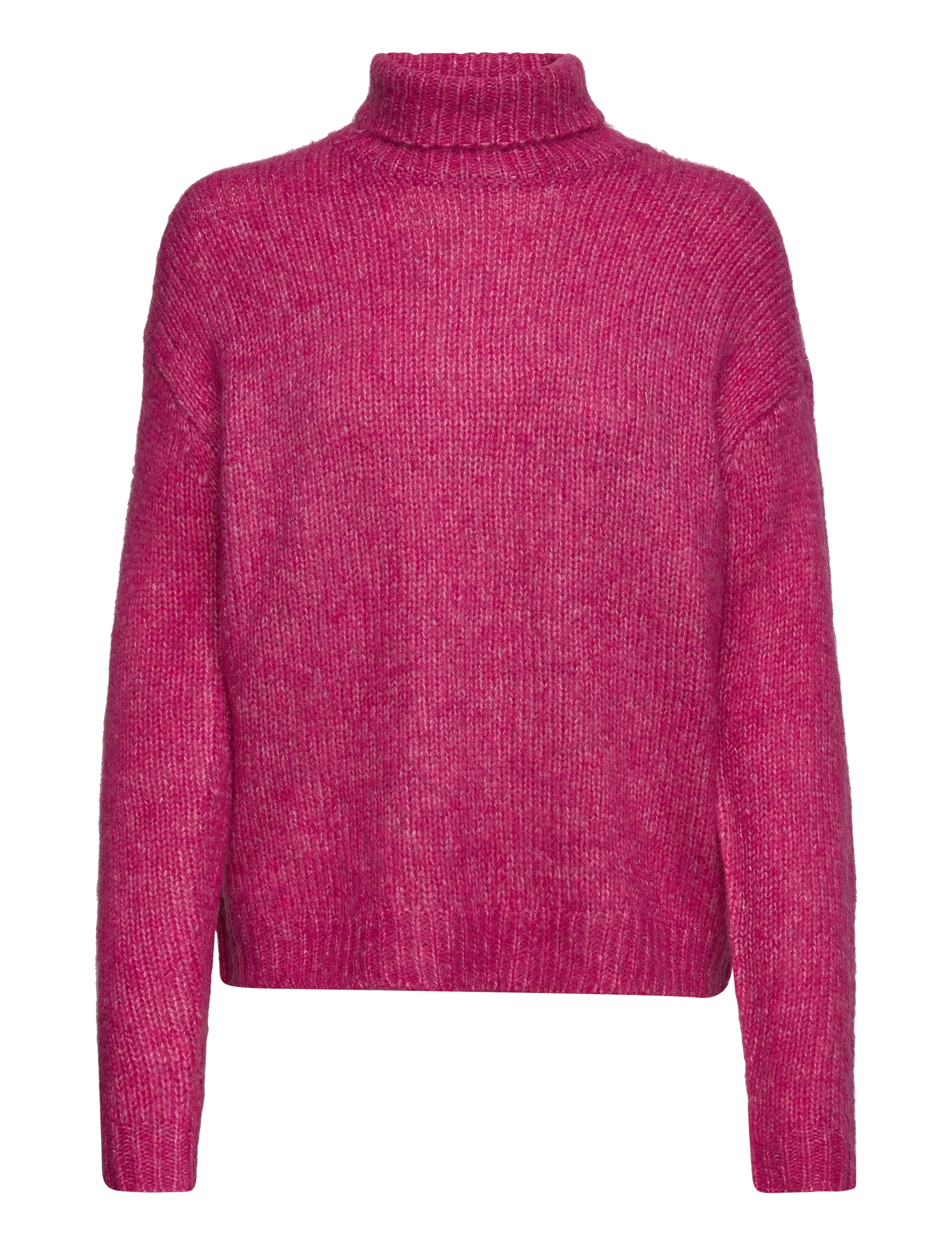 Kaffe - KAsarla Roll neck Pullover - raspberry rose melange - 0
