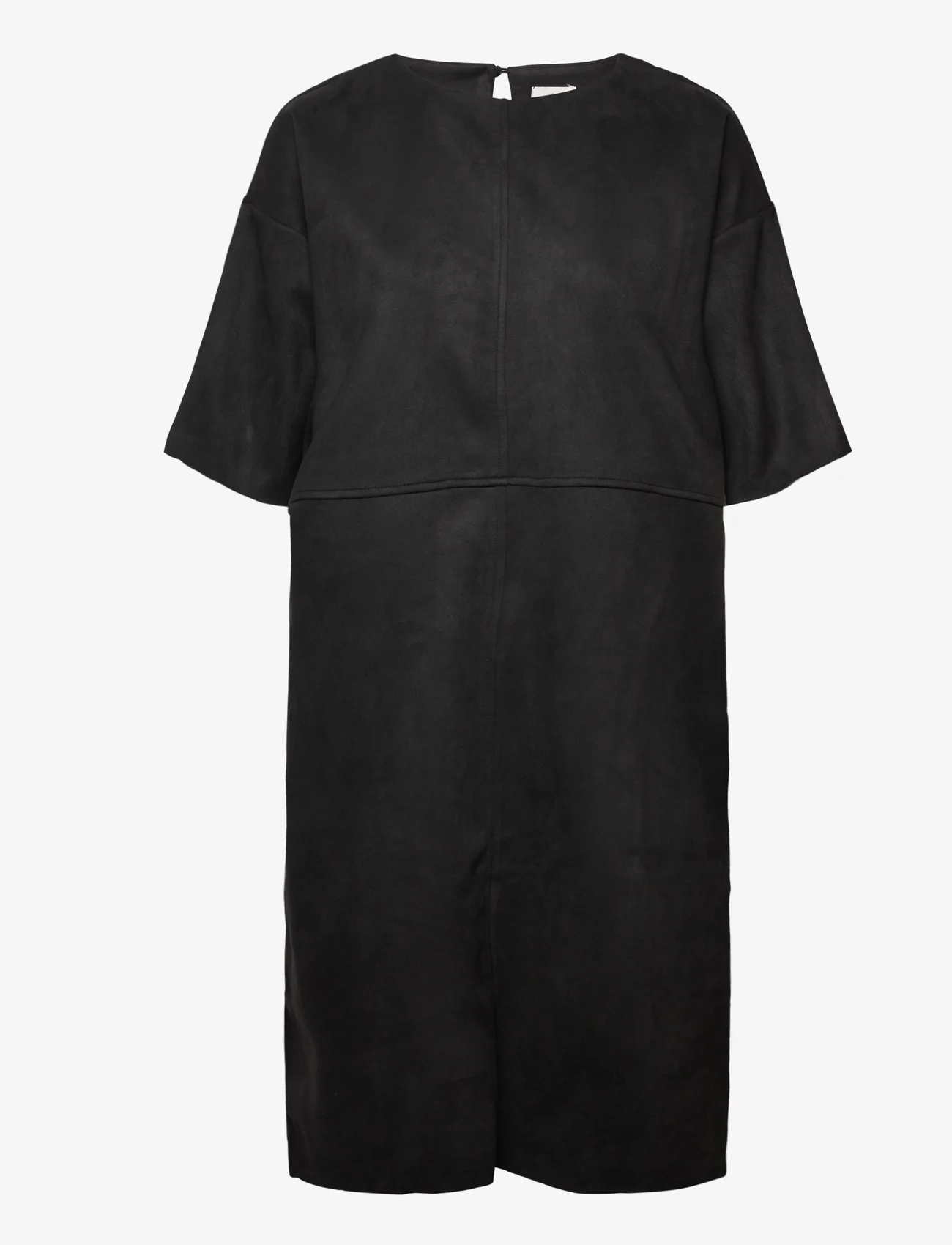 Kaffe - KAdoria Dress - marškinėlių tipo suknelės - black deep - 0