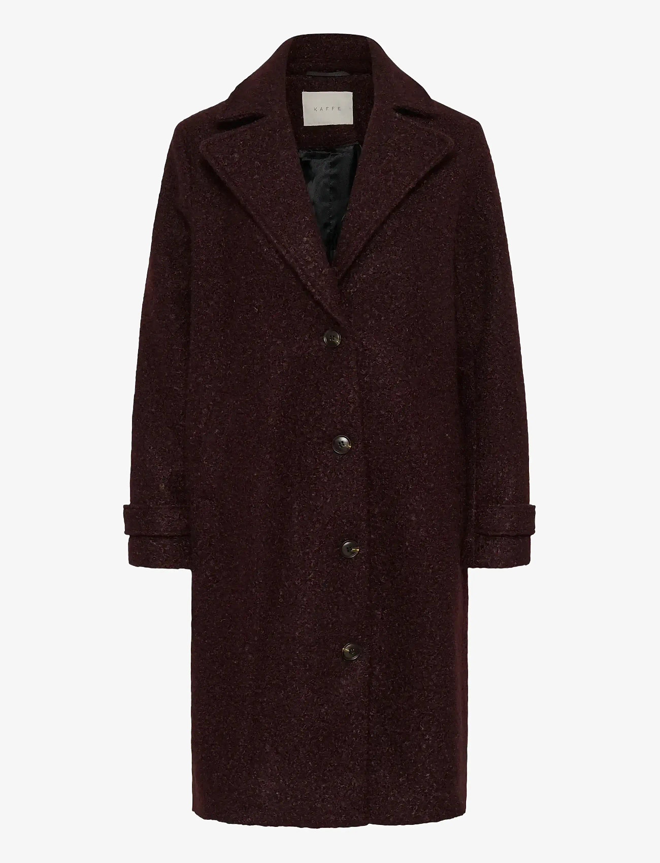 Kaffe - KAanne Coat - outerwear - fudge - 0