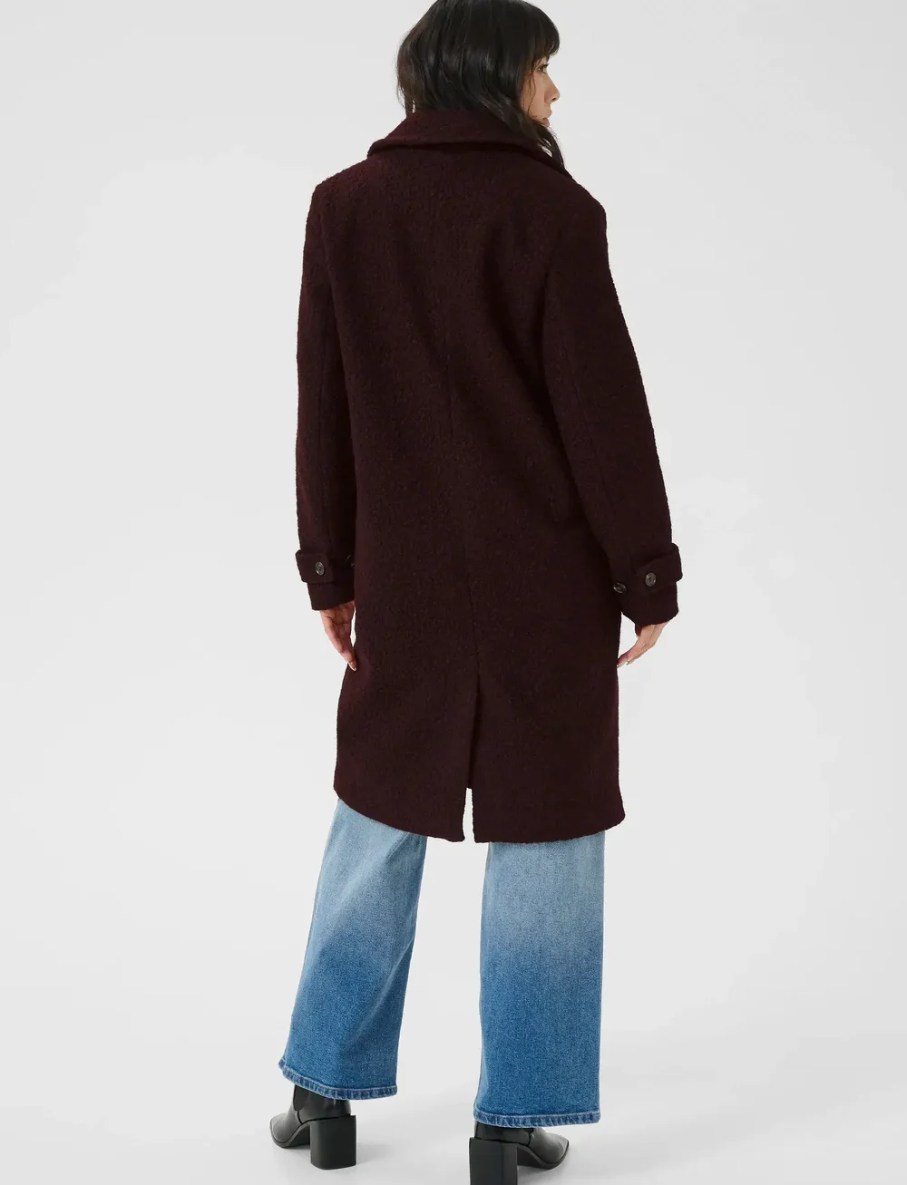 Kaffe - KAanne Coat - kappor - fudge - 4