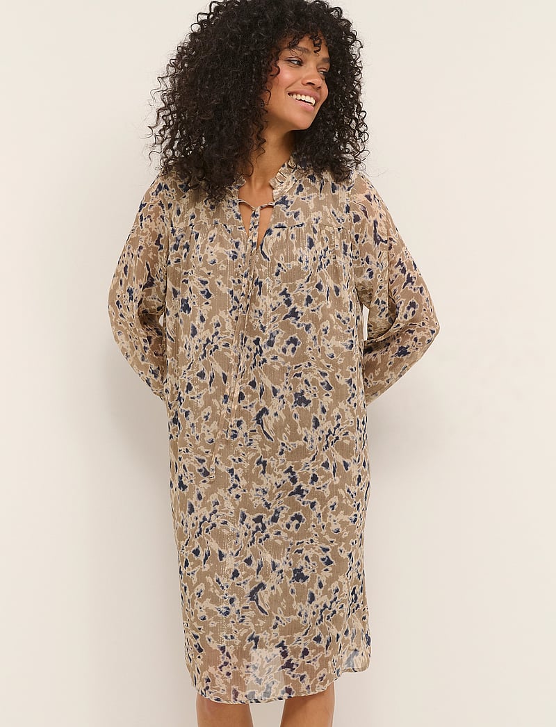 Kaffe - KAsunda Dress - kurze kleider - fallen rock/blue print - 0