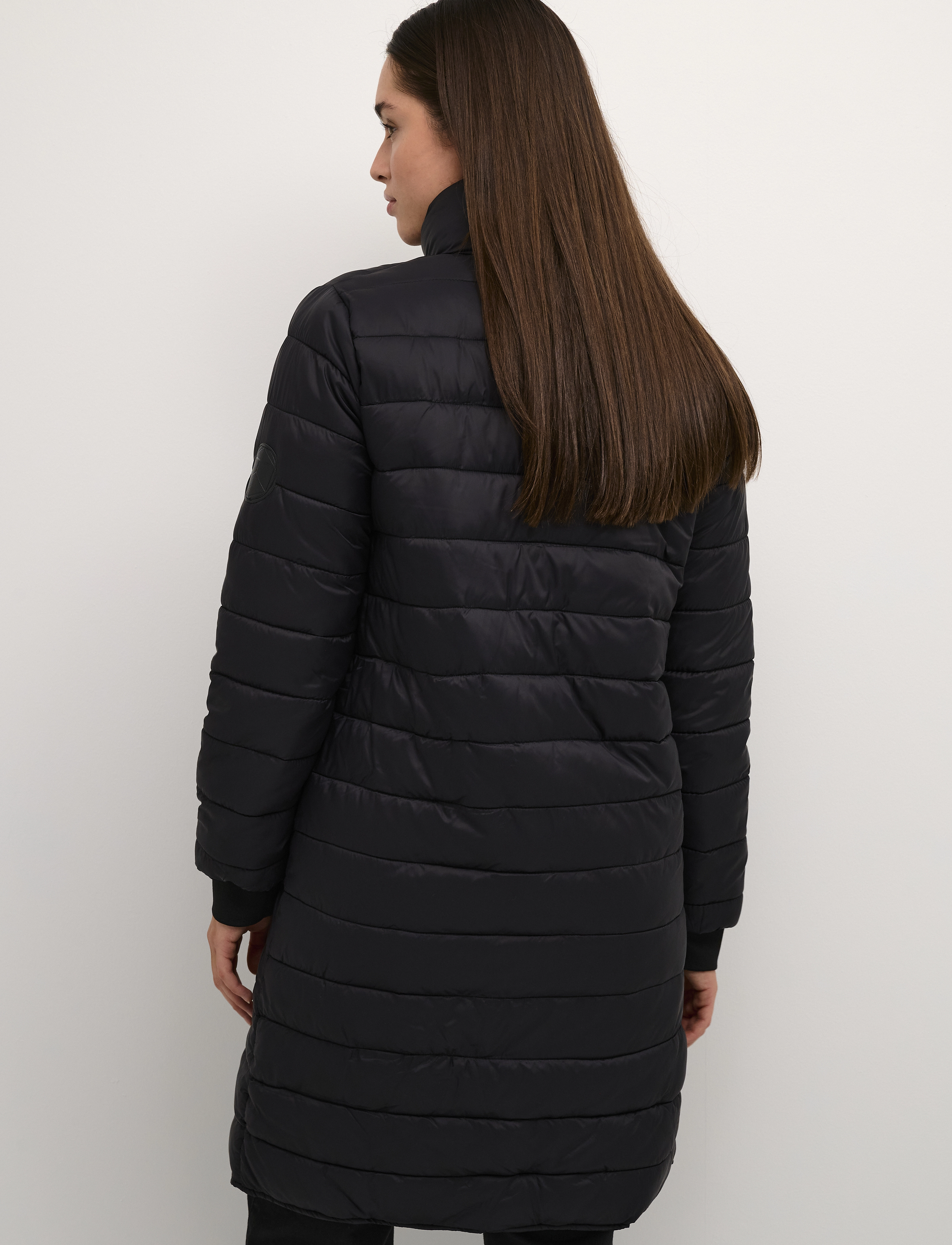 Kaffe - KAlira Long Jacket - black deep - 5