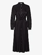 KAdahlia Shirt Dress - BLACK DEEP