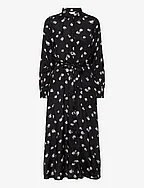 KAobina Oline Dress - BLACK/ANTIQUE FLOWER PRINT