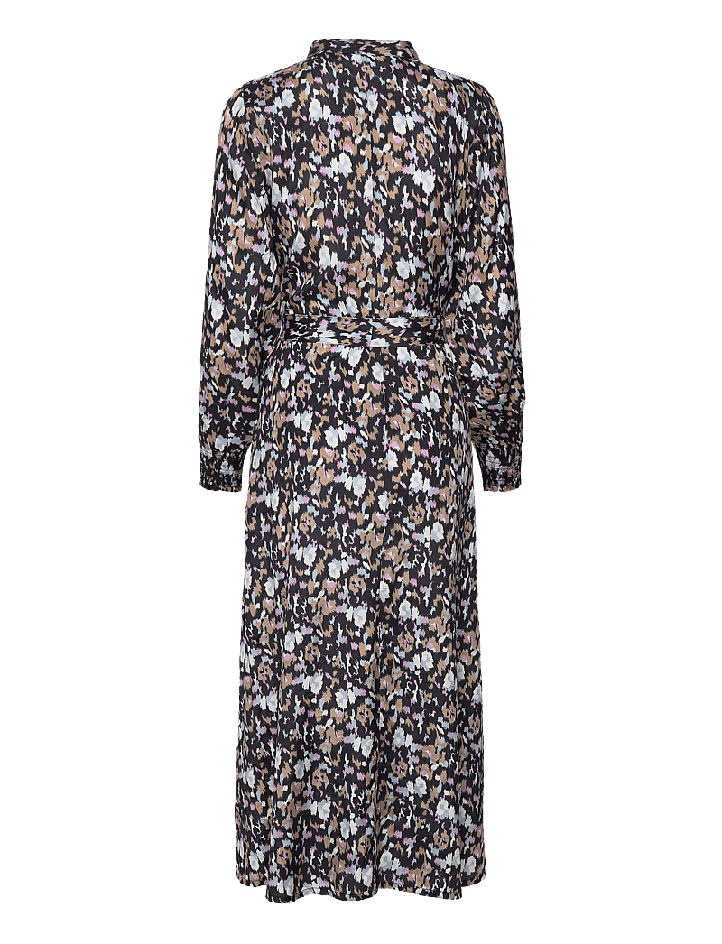 Kaffe - KAobina Oline Dress - hemdkleider - black/blue/lupine print - 1