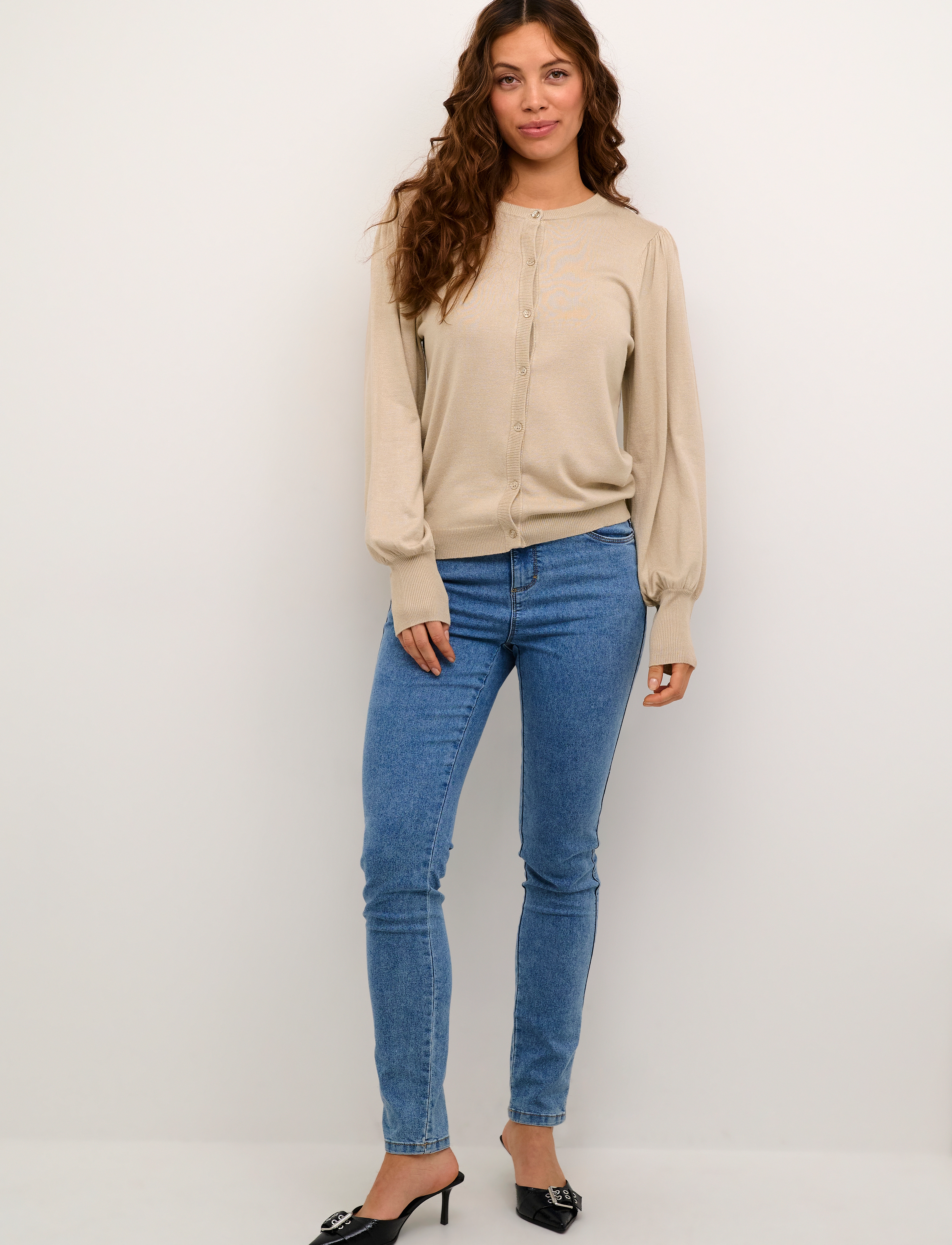 Kaffe - KAlizza Cardigan - feather gray - 3