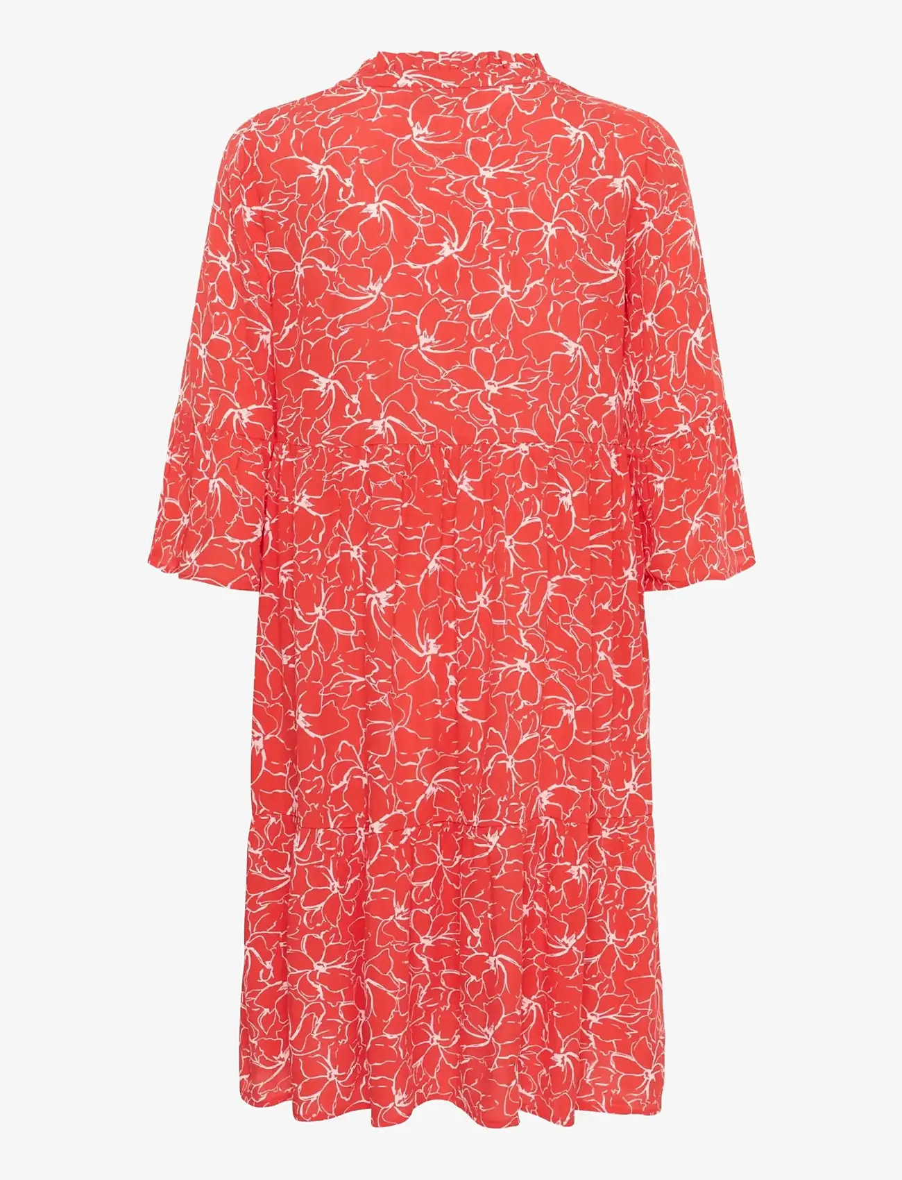 Kaffe - KAellen Amber Dress - summer dresses - poppy red chalk flower - 2