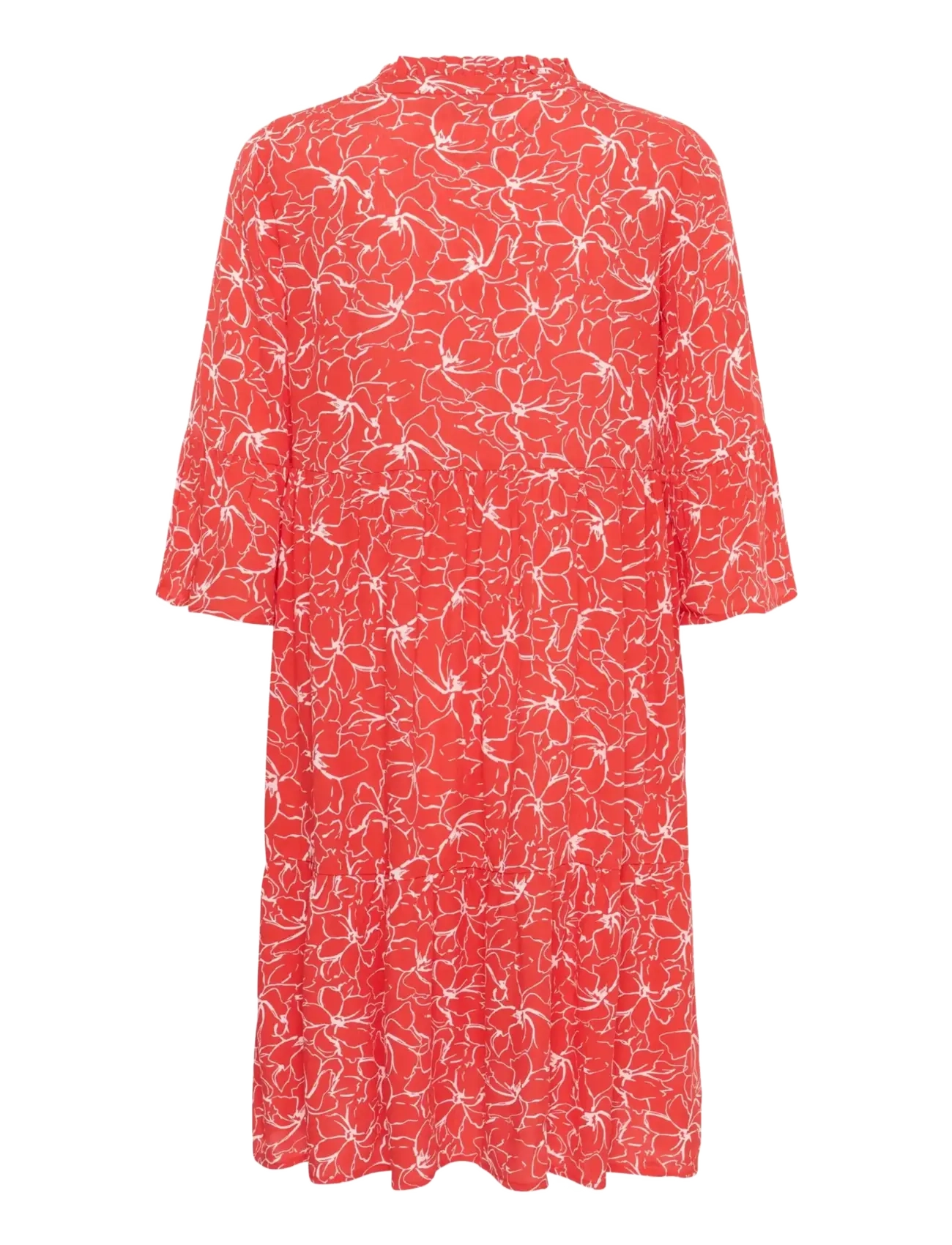 Kaffe - KAellen Amber Dress - suvekleidid - poppy red chalk flower - 2