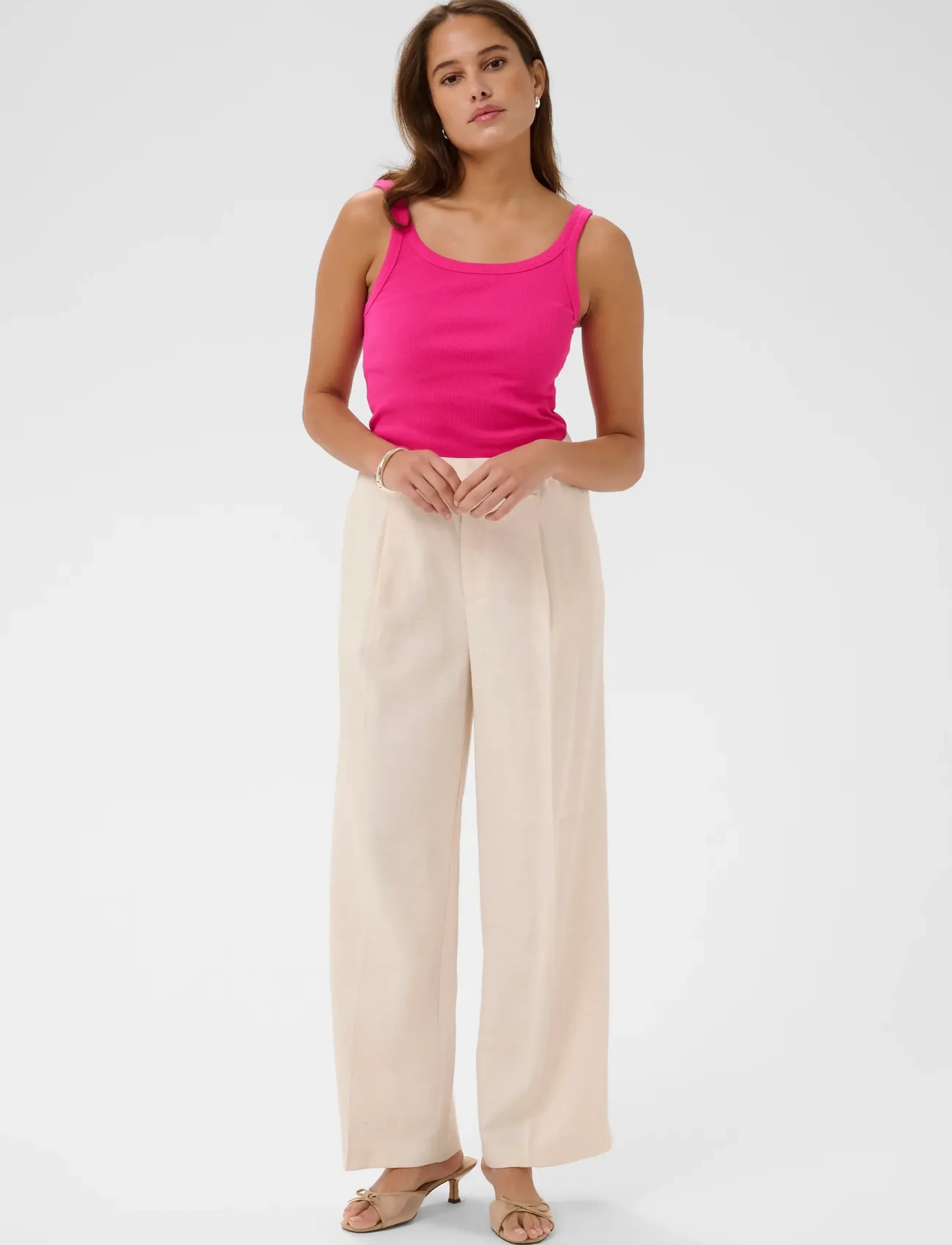 Kaffe - KACARNA TANK TOP - Ärmellose tops - beetroot purple - 3