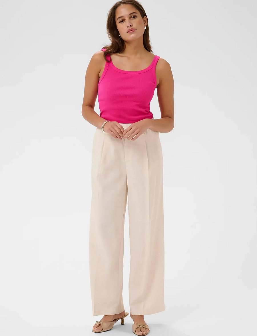 Kaffe - KACARNA TANK TOP - Ärmellose tops - beetroot purple - 3