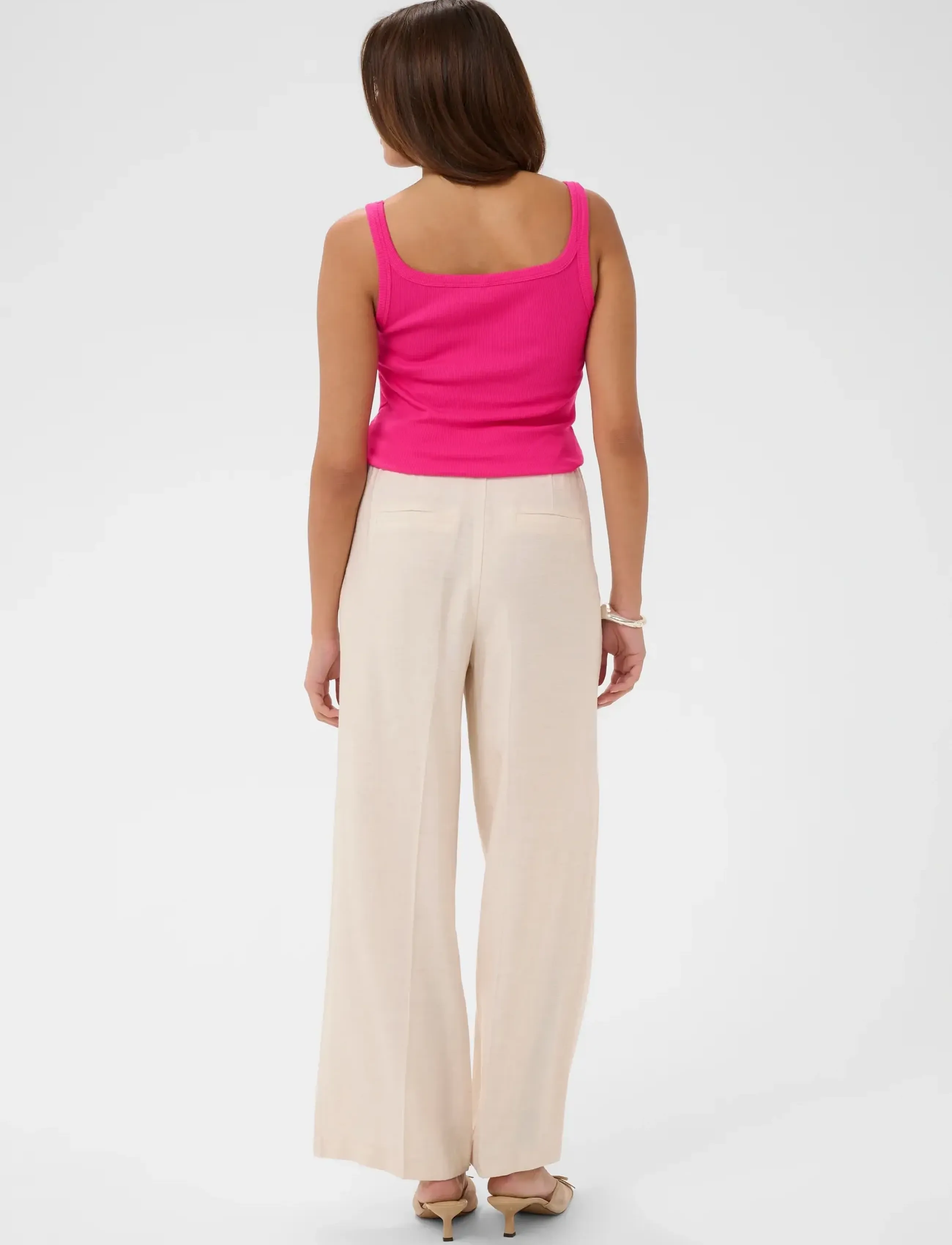 Kaffe - KACARNA TANK TOP - Ärmellose tops - beetroot purple - 4