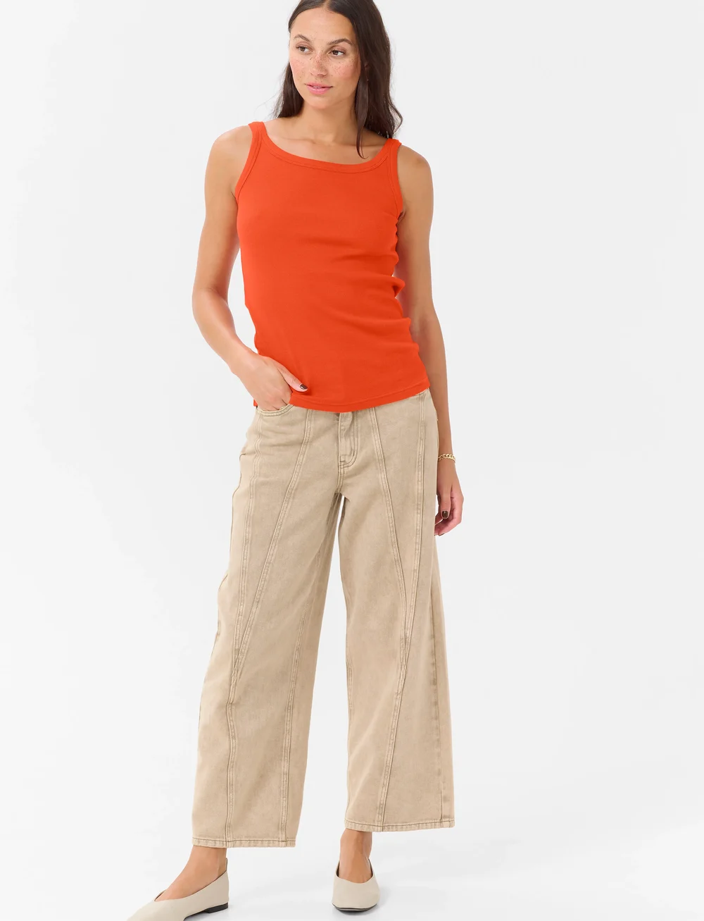 Kaffe - KAcarna Tank Top - sleeveless tops - grenadine - 3