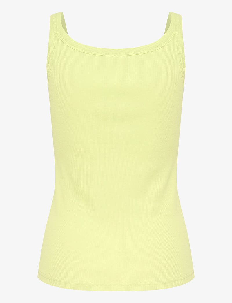 Kaffe - KAcarna Tank Top - linnen - lettuce green - 2