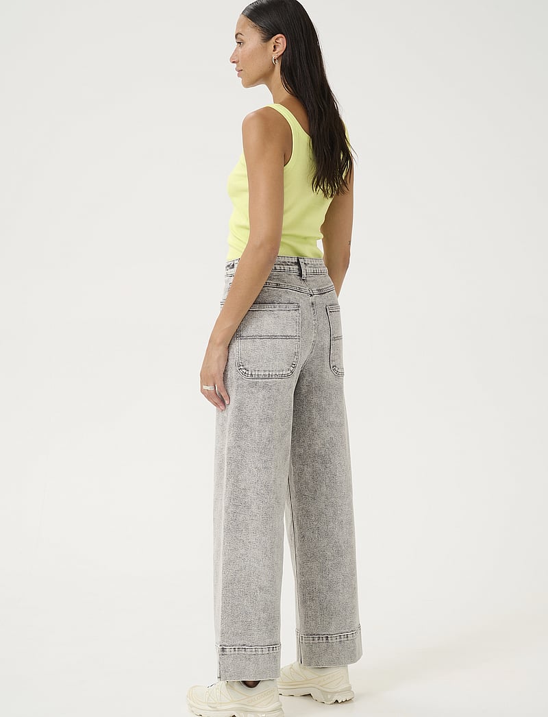 Kaffe - KAcarna Tank Top - linnen - lettuce green - 4