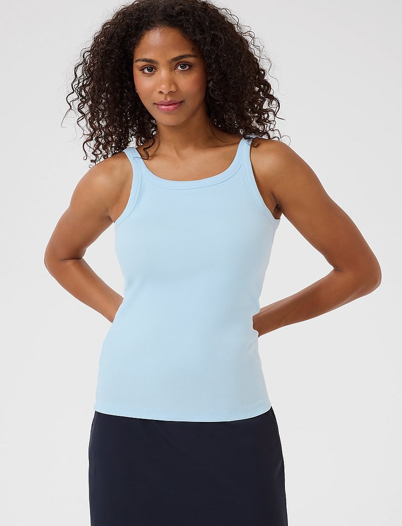 Kaffe - KAcarna Tank Top - sleeveless tops - nantucket breeze - 0