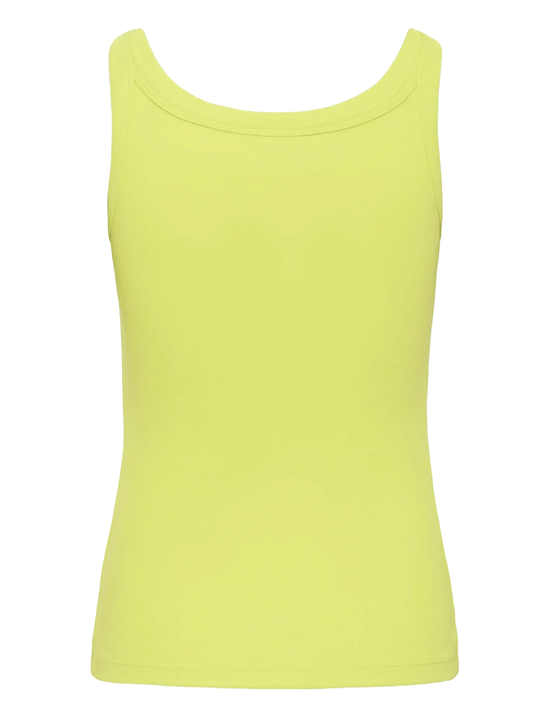 Kaffe - KACARNA TANK TOP - linnen - wild lime - 2
