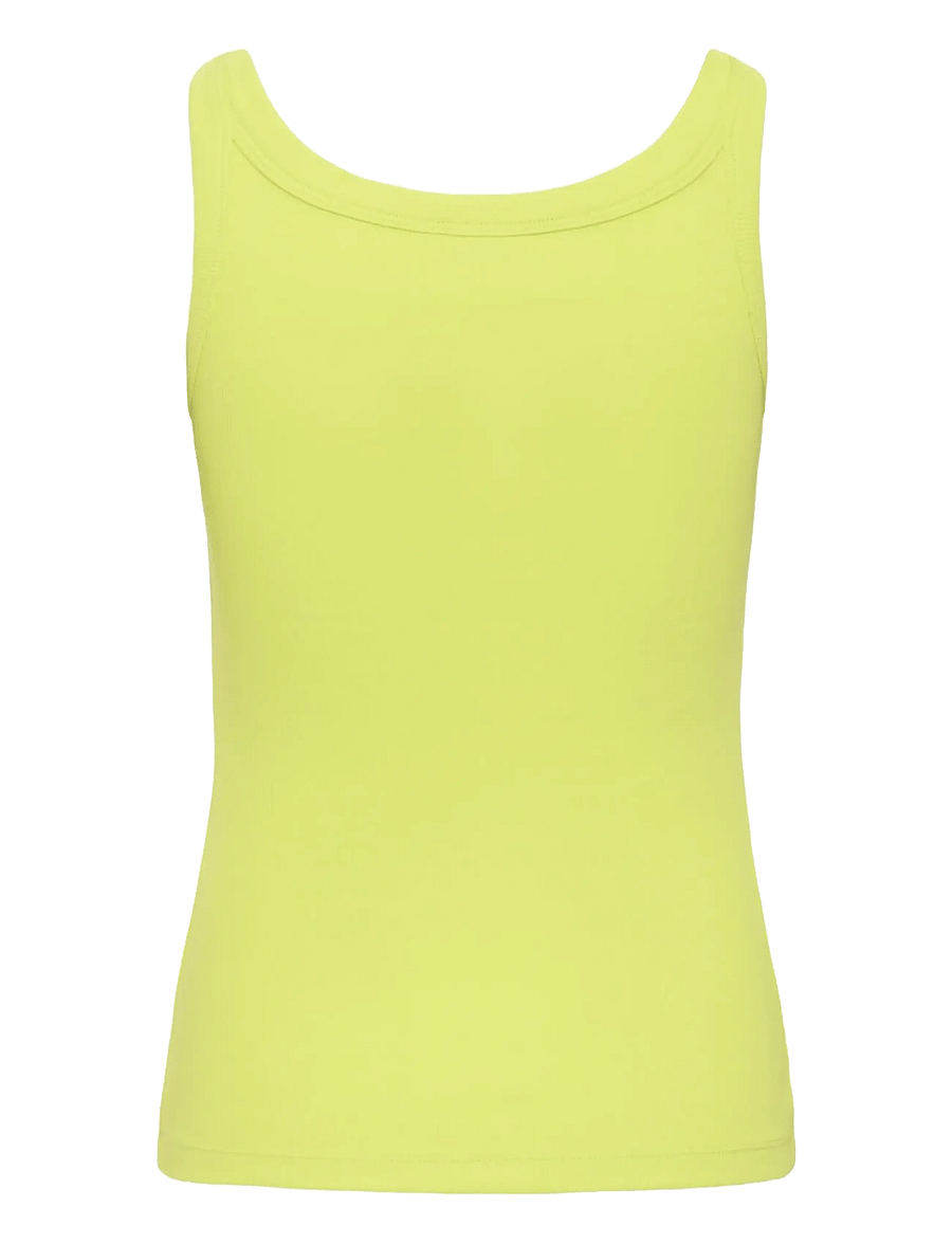 Kaffe - KACARNA TANK TOP - linnen - wild lime - 2