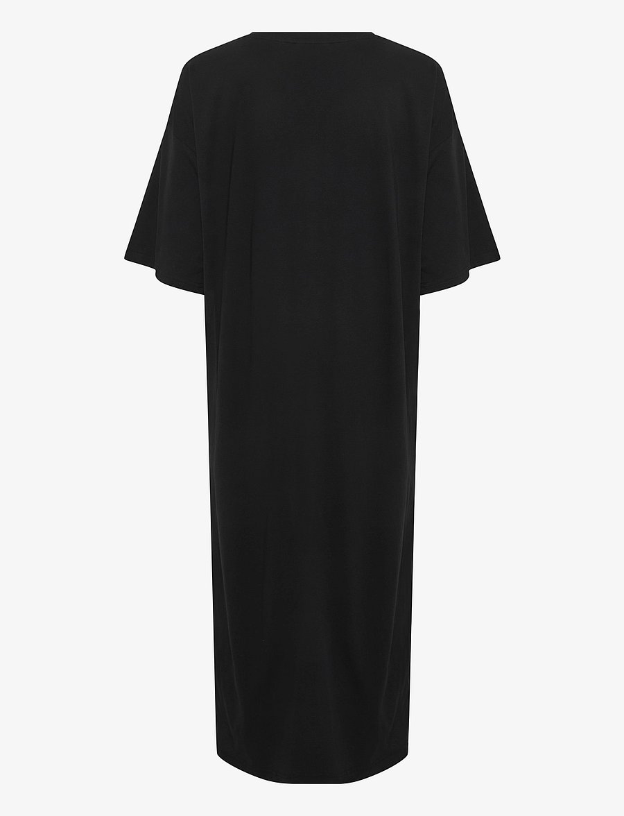 Kaffe - KAedna 1/2 Sleeve Dress - t-shirt-kleider - black deep - 2