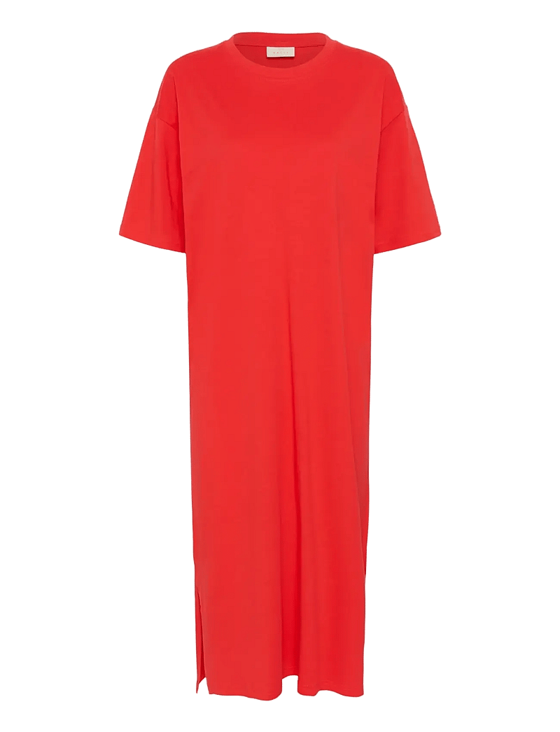 Kaffe - KAedna 1/2 Sleeve Dress - t-shirt-kleider - poppy red - 1