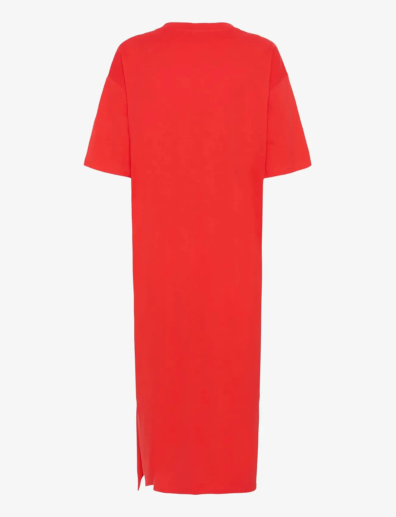 Kaffe - KAedna 1/2 Sleeve Dress - vabaaja kleidid - poppy red - 2