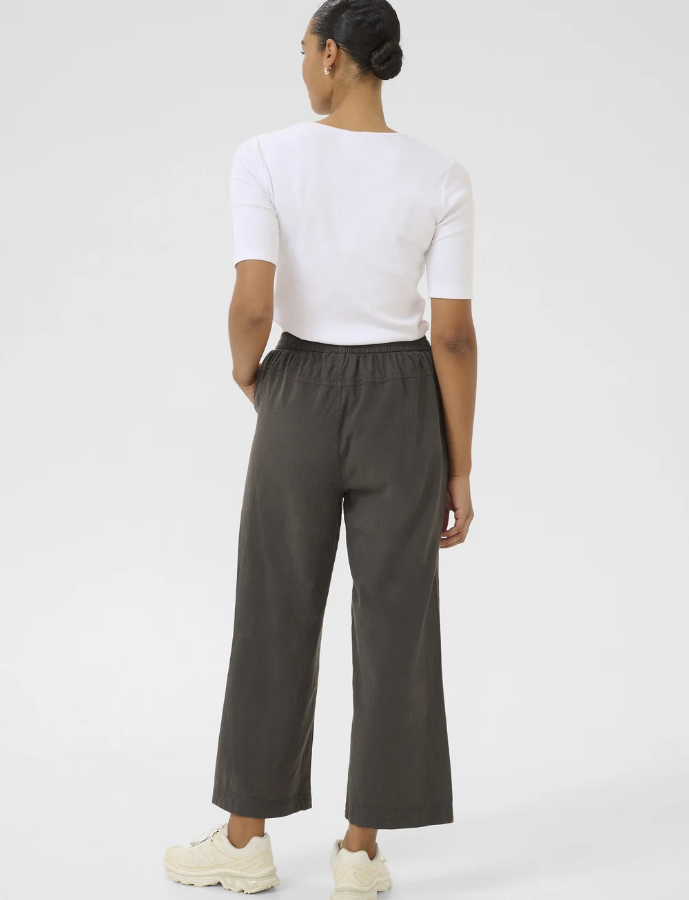 Kaffe - KAnaya Culotte Pants - culottes - black oyster - 4