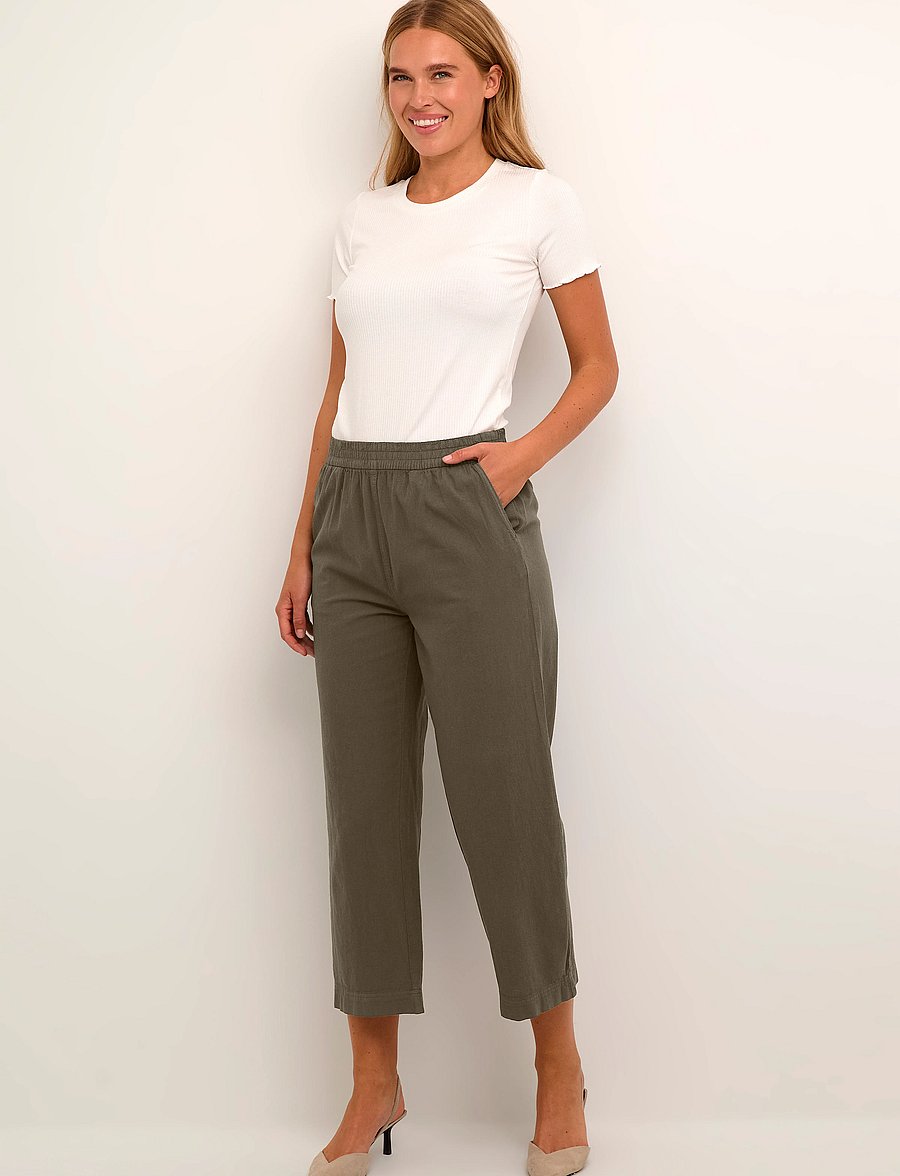 Kaffe - KAnaya Culotte Pants - culottes - grape leaf - 3