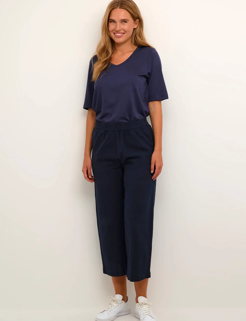 Kaffe - KAnaya Culotte Pants - culottes - midnight marine - 3