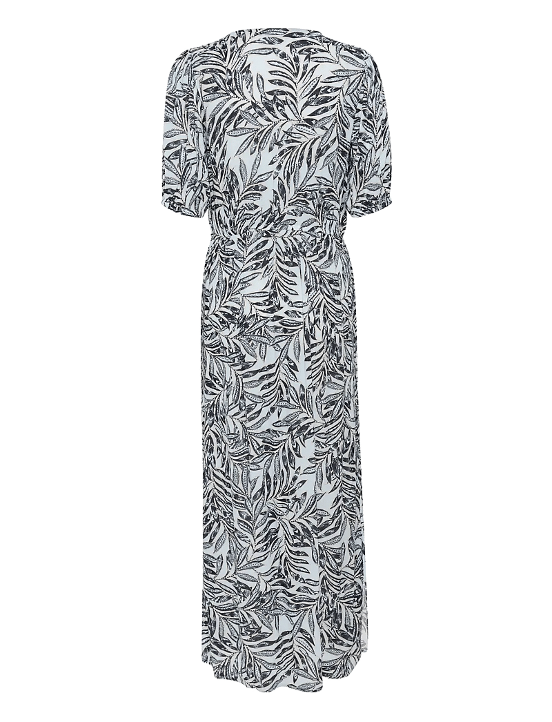 Kaffe - KAisolde Amber Maxi Dress - sommerkleider - blue leaf print - 2