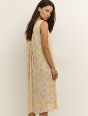 Kaffe - KAisolde Amber Strap Dress - summer dresses - yellow/lupine/feather flower - 4