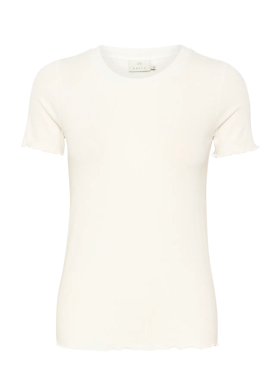 Kaffe - KAdrew T-Shirt - t-shirts - chalk - 1