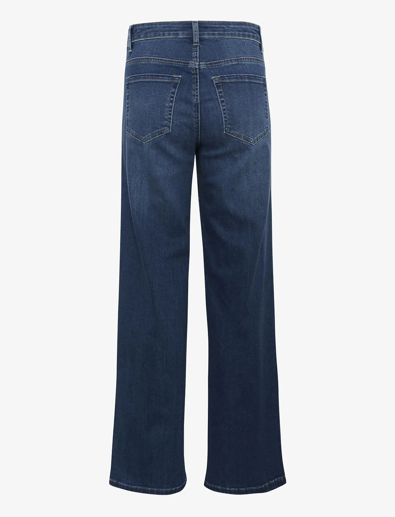 Kaffe - KAkarla HW Wide Jeans - wide leg jeans - medium blue washed denim - 1