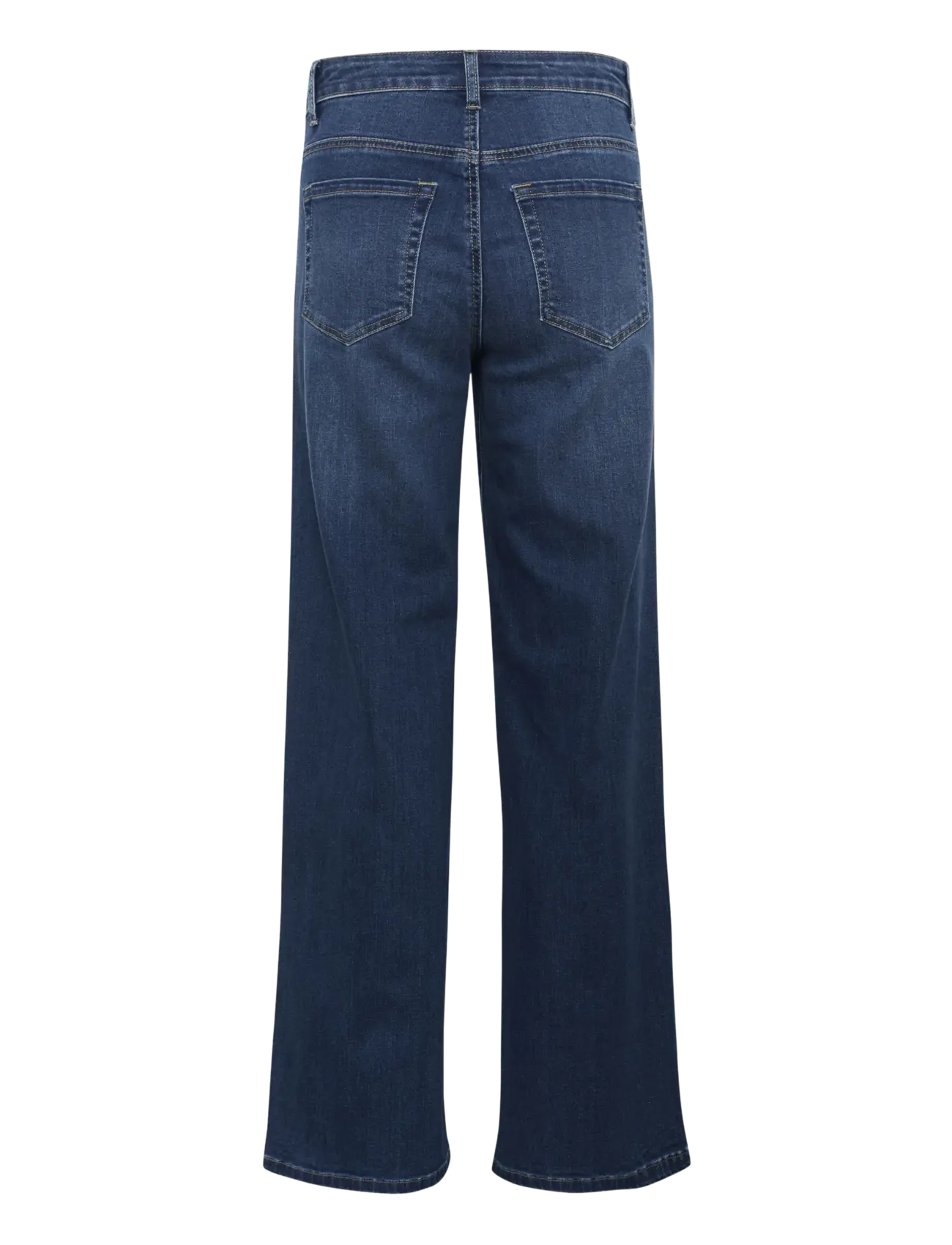 Kaffe - KAkarla HW Wide Jeans - hosen mit weitem bein - medium blue washed denim - 2