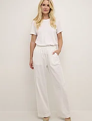 Kaffe - KAnaya Wide Pants - party wear at outlet prices - chalk - 3
