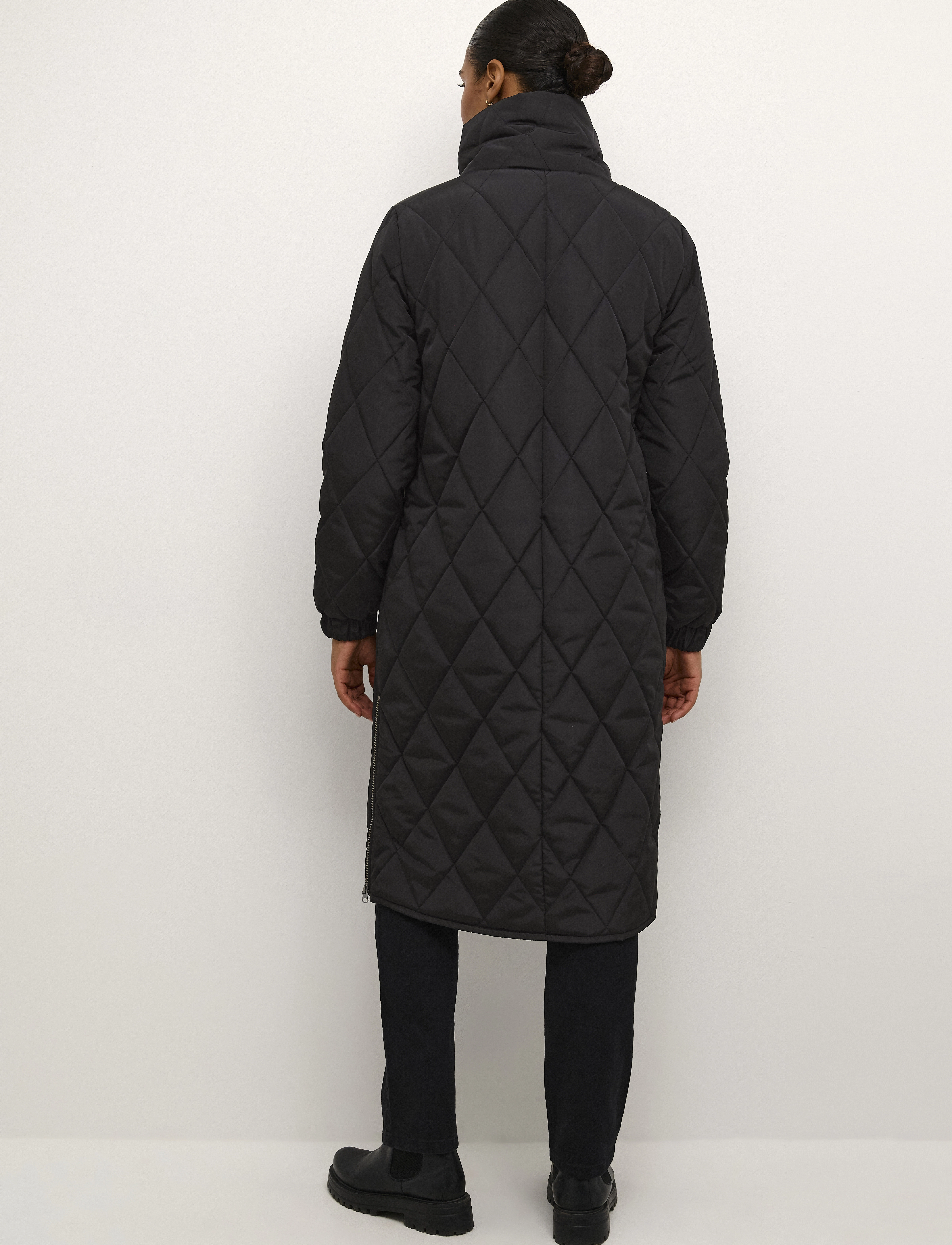 Kaffe - KAlindsay Quilt Jacket - donsjassen - black deep - 4