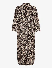 Kaffe - KAmarta Shirt Dress - skjortklänningar - leopard print - 0