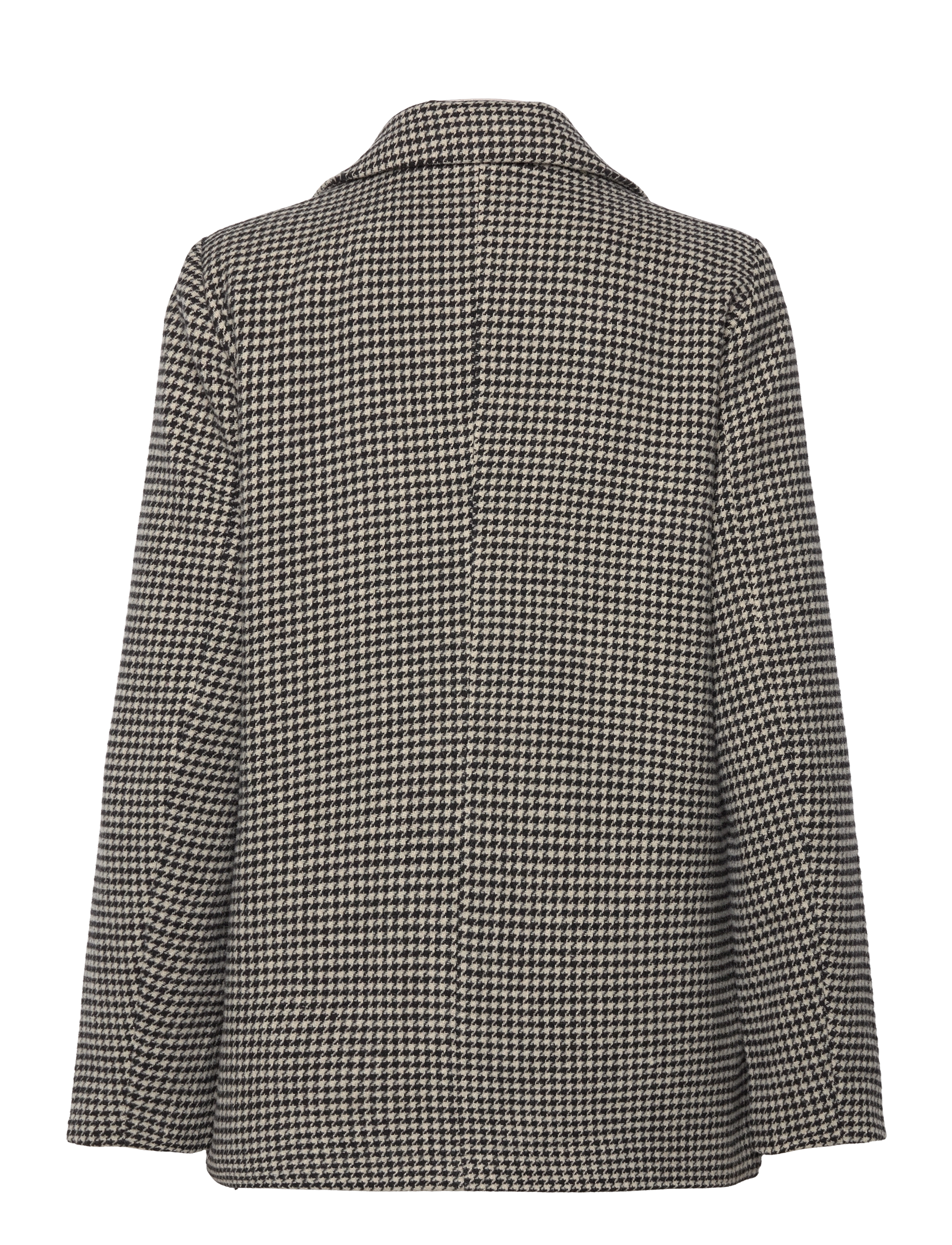 Kaffe - KAgerly Blazer Coat - black/ beige mini check - 2