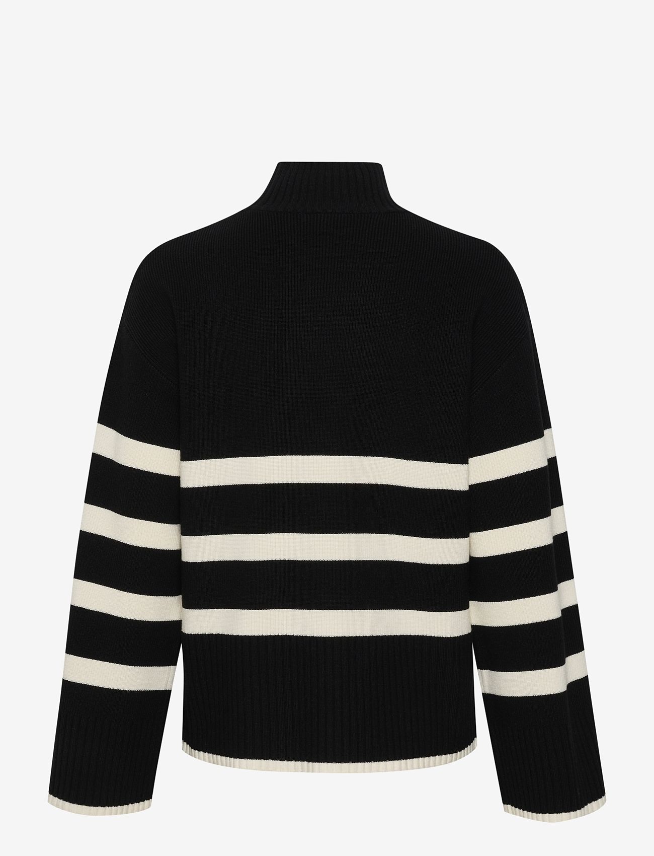 Kaffe - KAnellie Knit Pullover - kõrge kaelusega džemprid - black deep - 1